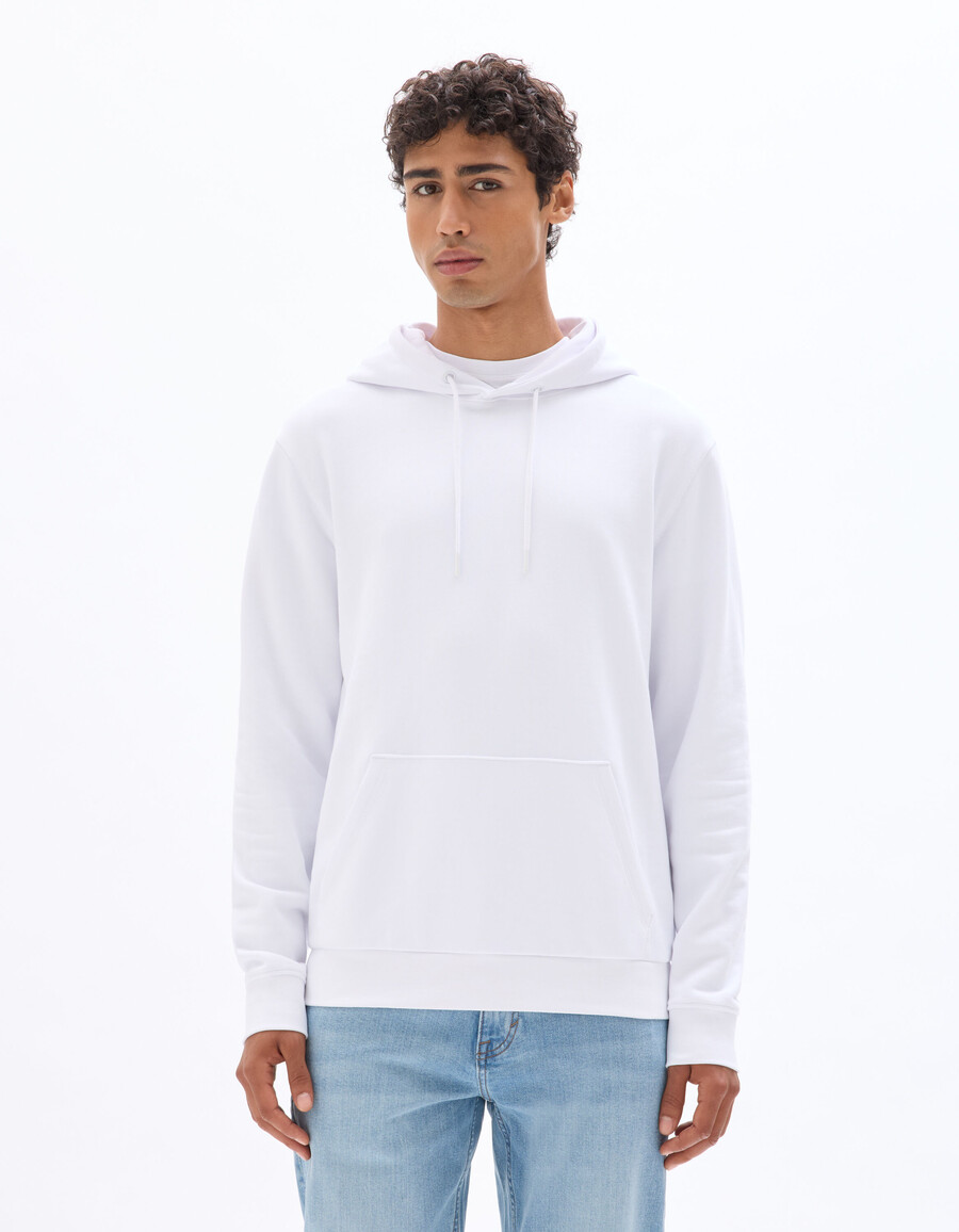 sudadera con capucha de corte regular 100 algodón