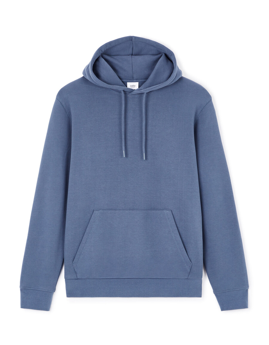 sudadera con capucha de corte regular 100 algodón