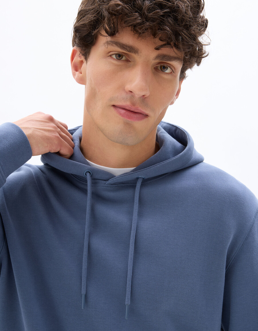 sudadera con capucha de corte regular 100 algodón