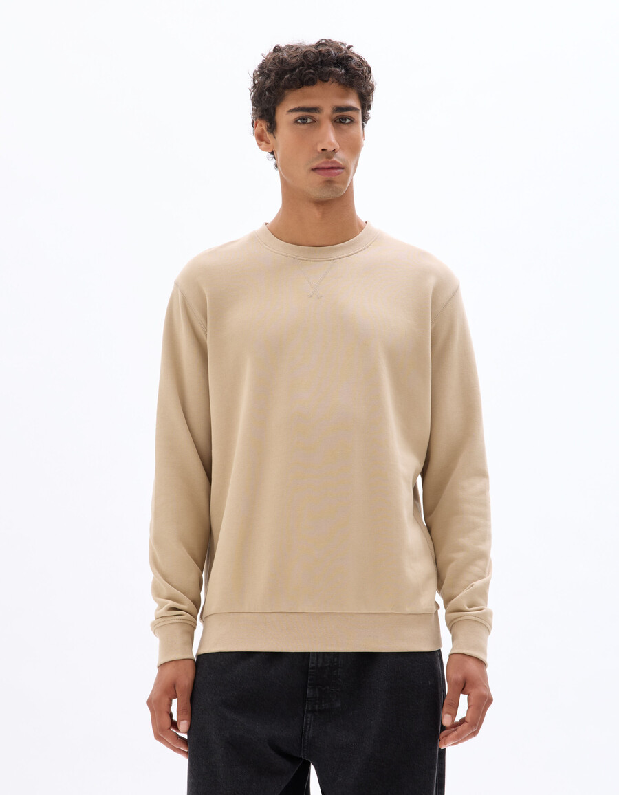 sudadera de cuello redondo regular 100 algodón