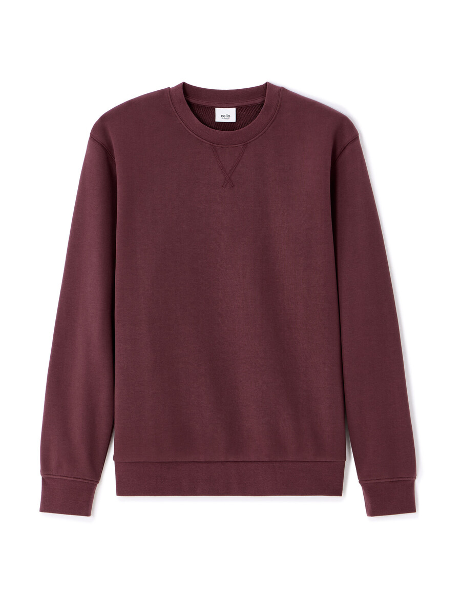 sudadera de cuello redondo regular 100 algodón