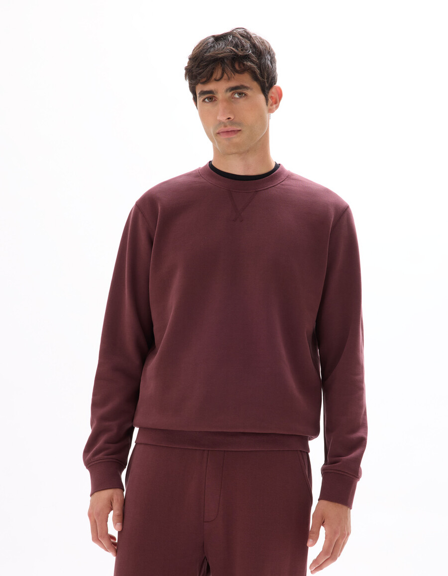 sudadera de cuello redondo regular 100 algodón