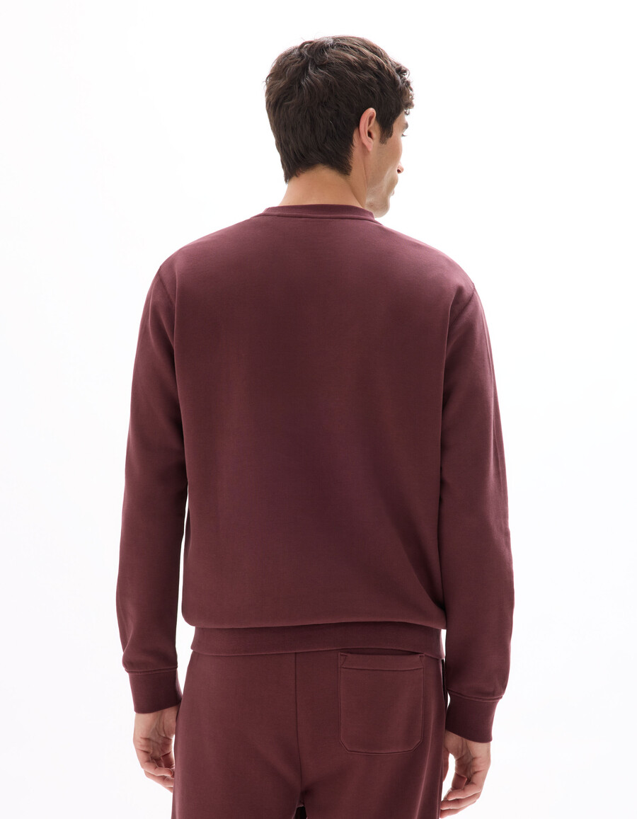 sudadera de cuello redondo regular 100 algodón