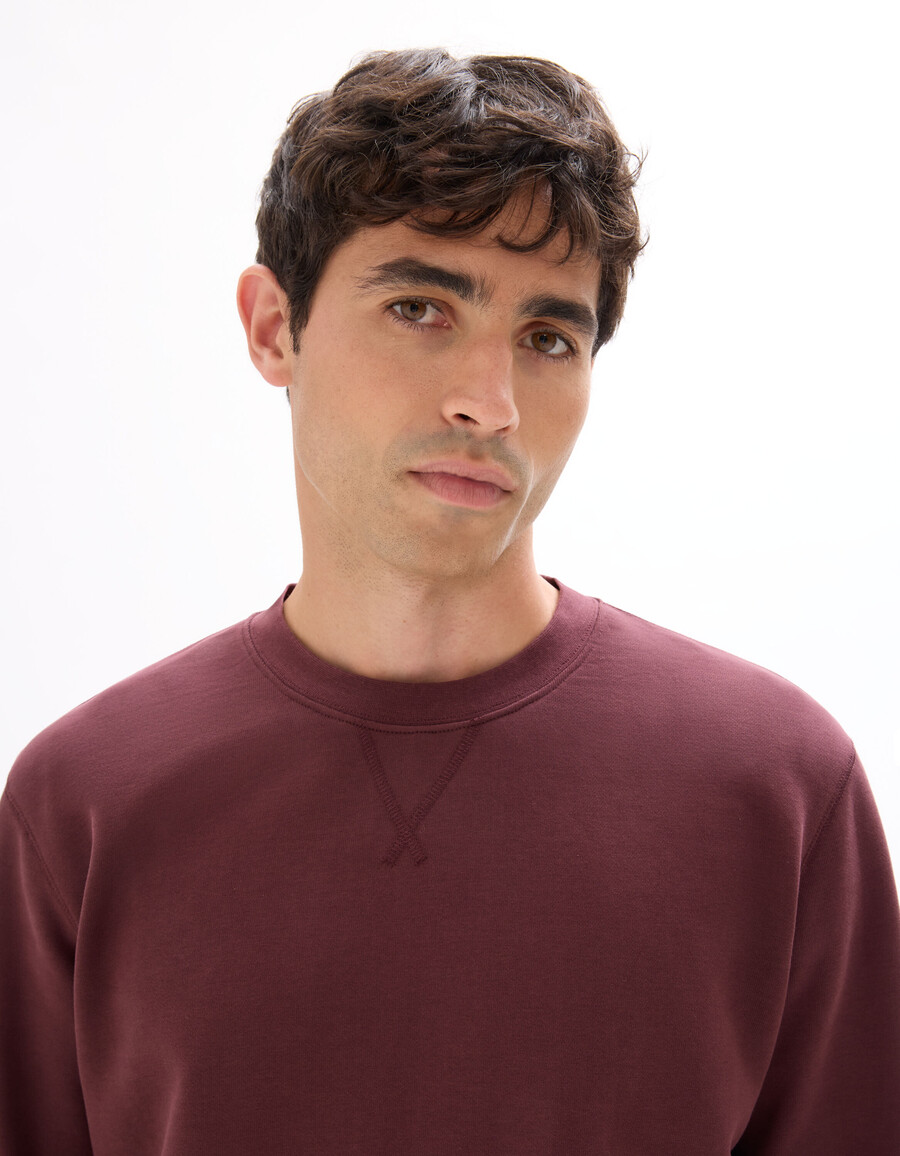 sudadera de cuello redondo regular 100 algodón