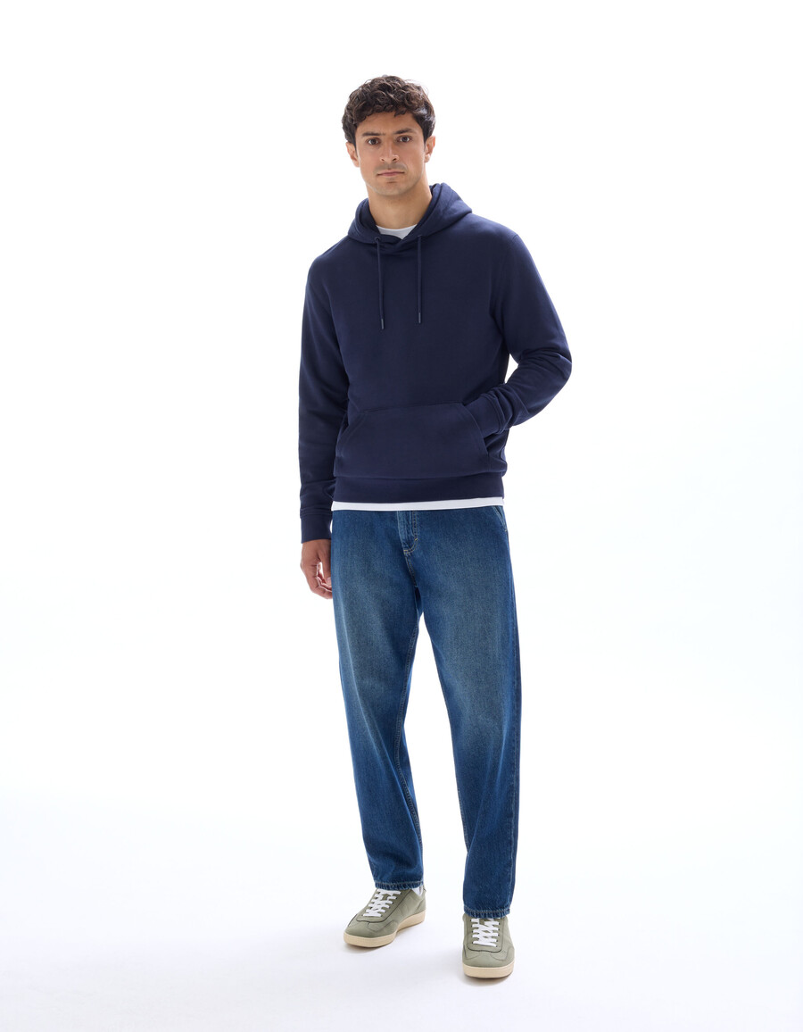sudadera con capucha de corte regular 100 algodón