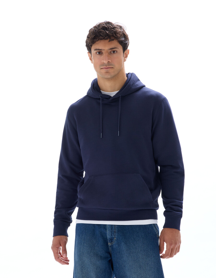sudadera con capucha de corte regular 100 algodón