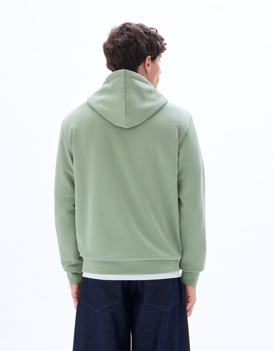 sudadera con capucha de corte regular 100 algodón