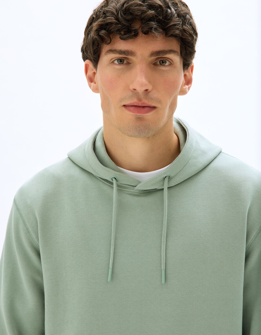 sudadera con capucha de corte regular 100 algodón