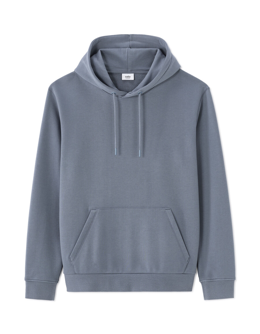 sudadera con capucha de corte regular 100 algodón