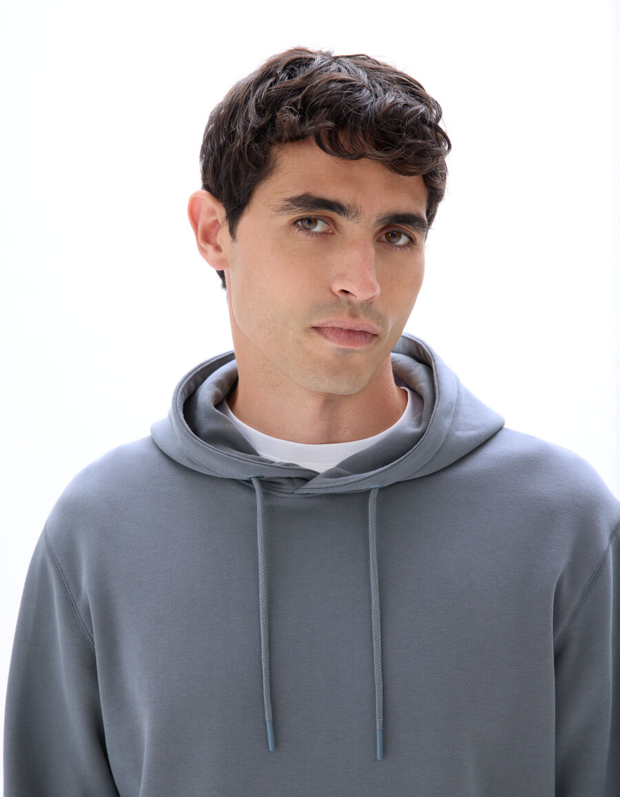 sudadera con capucha de corte regular 100 algodón
