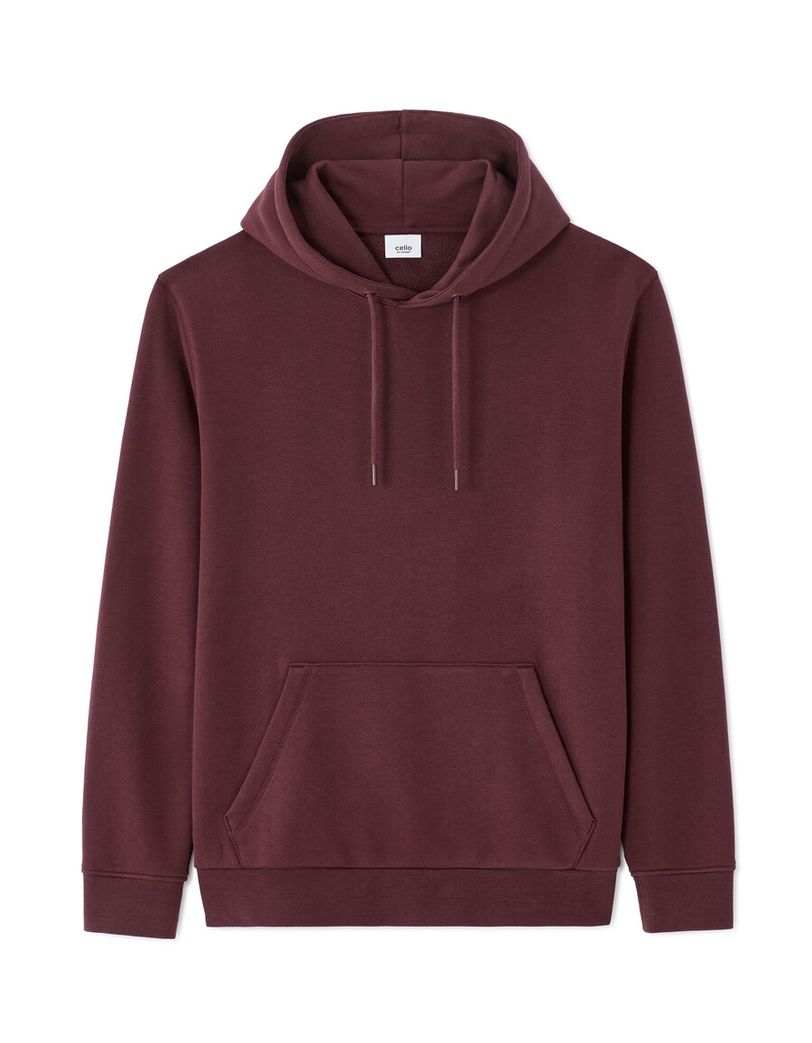 sudadera con capucha de corte regular 100 algodón