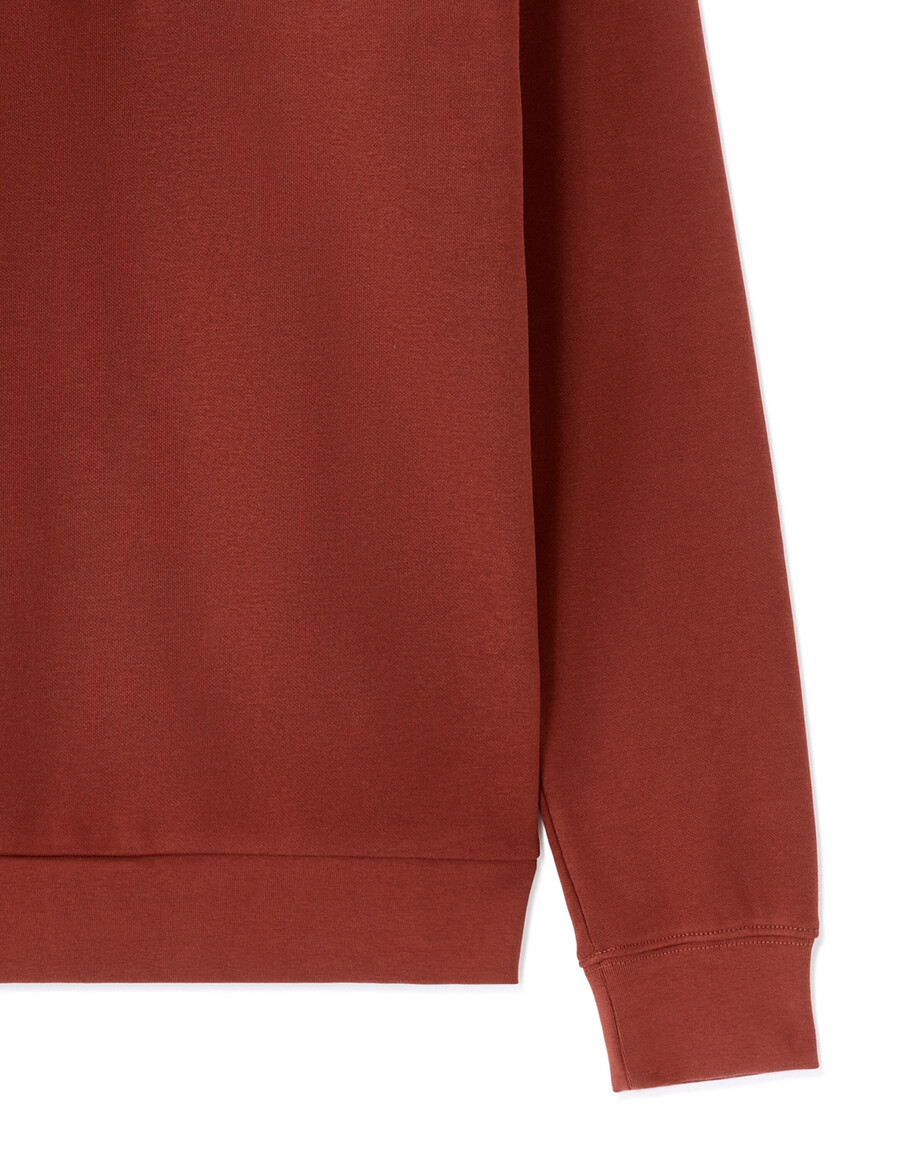 sudadera de cuello camionero de corte regular