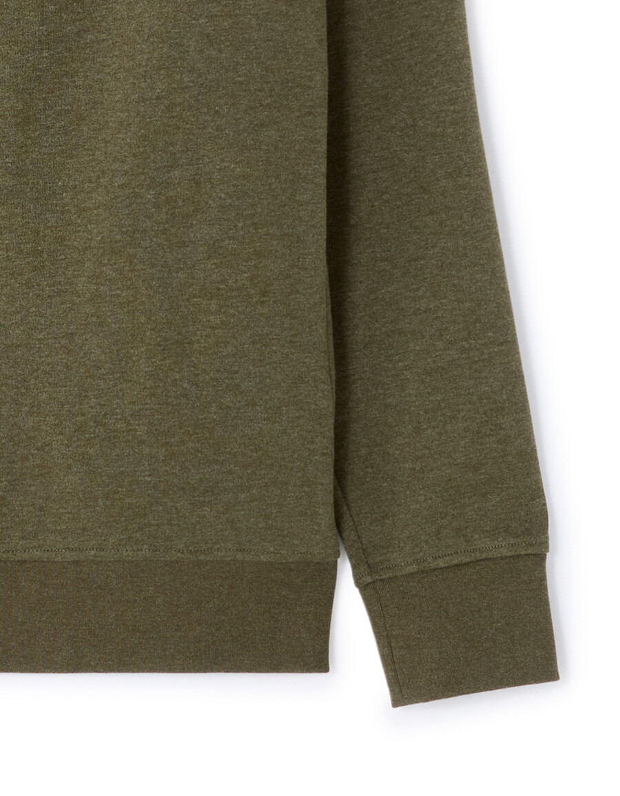sudadera con capucha y cremallera con forro de sherpa