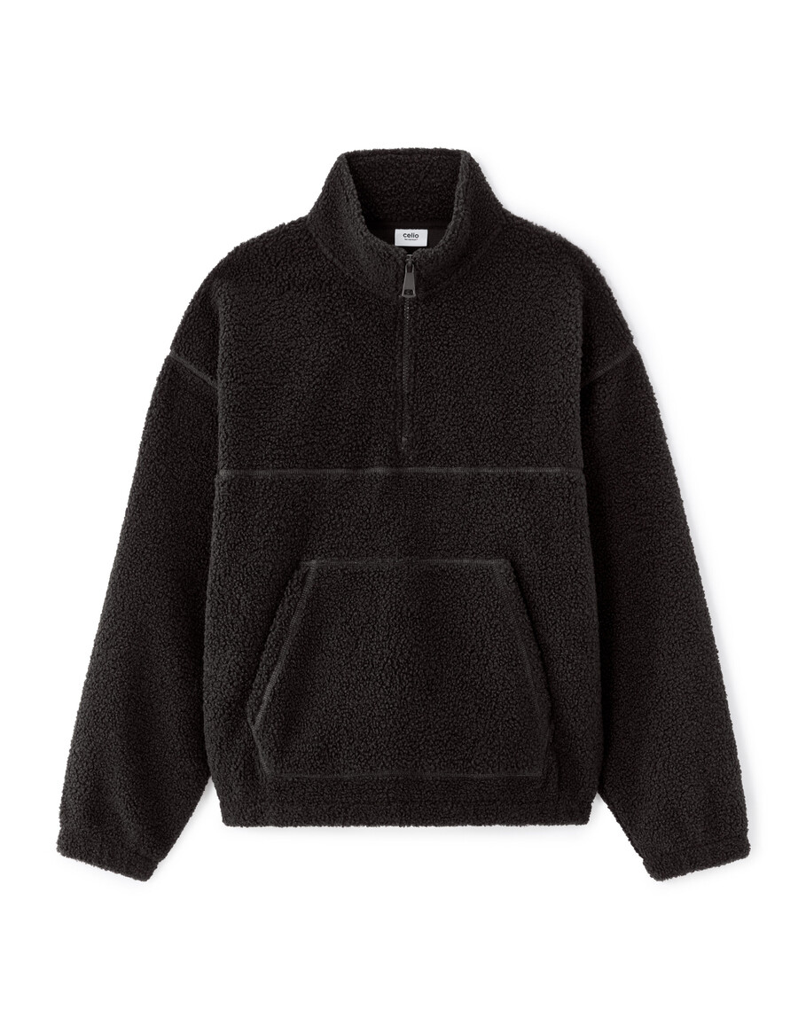 sudadera polar de gran tamaño