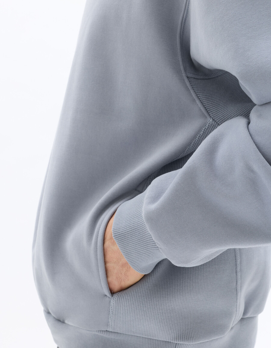sudadera de cuello redondo de gran tamaño