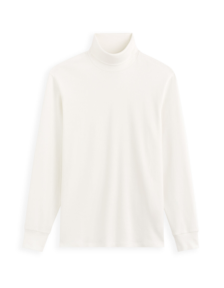 camiseta de cuello alto de manga larga