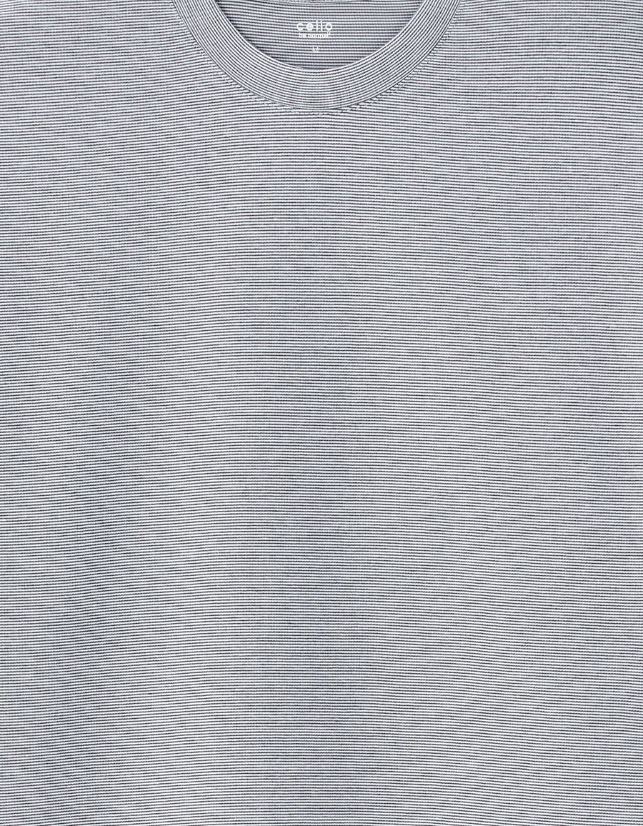 camiseta de cuello redondo de gran tamaño