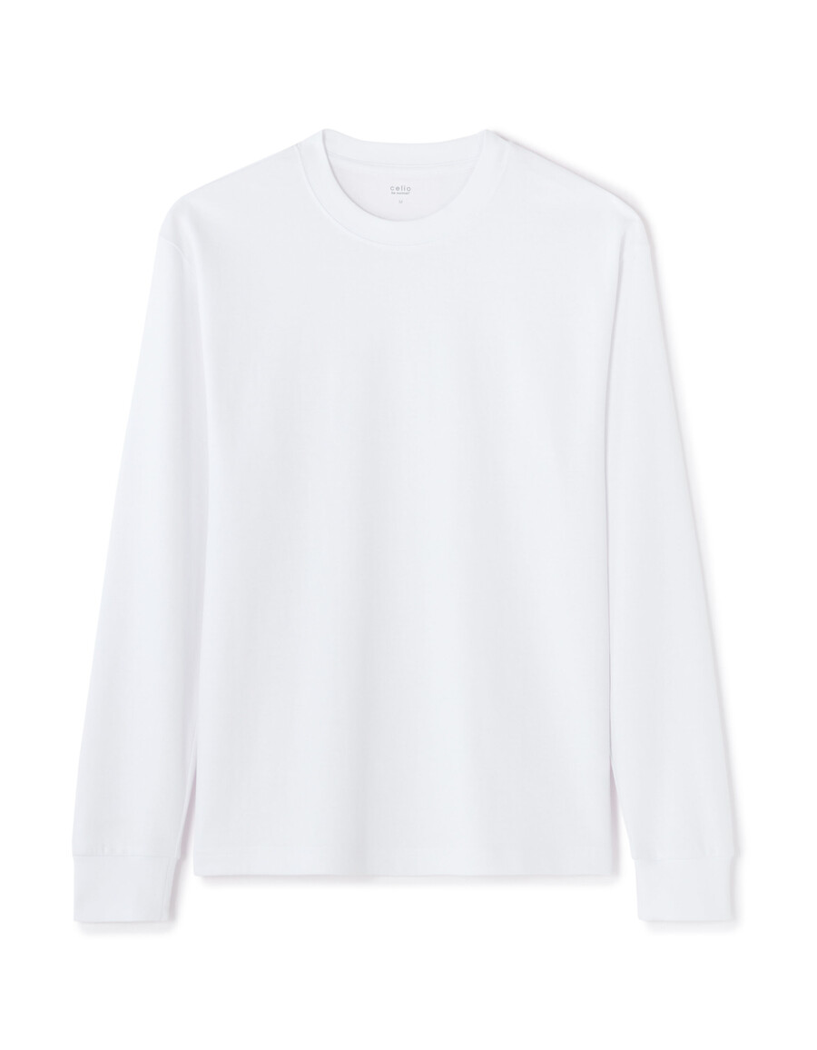 camiseta de manga larga de gran tamaño