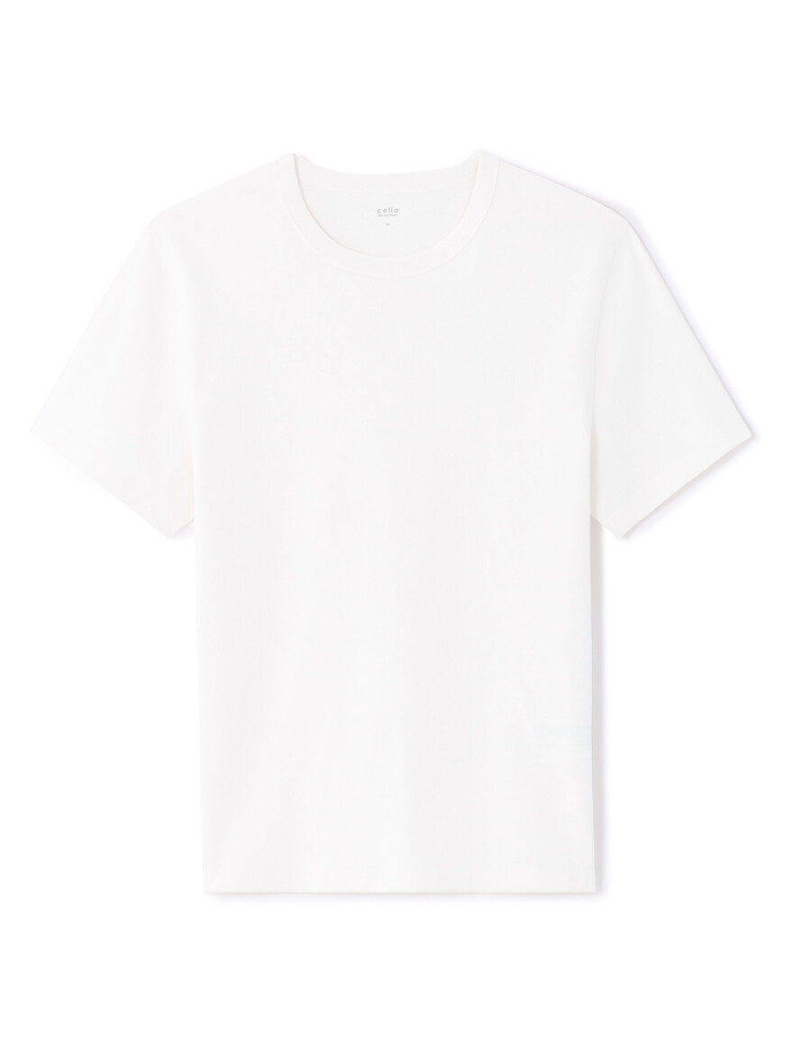 camiseta de cuello redondo cuadrado 100 algodón de peso pesado
