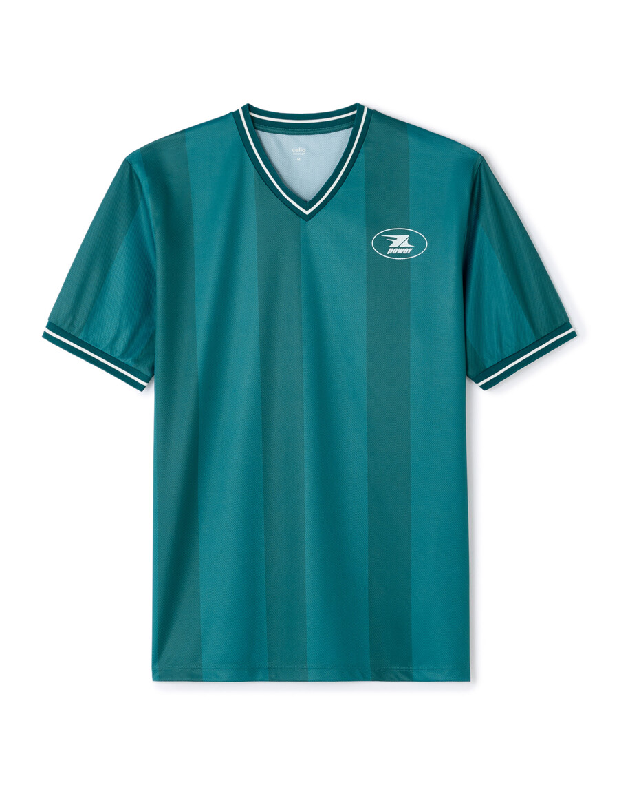 camiseta de cuello polo cuadrado