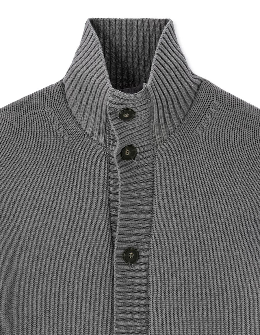 cárdigan de mezcla de algodón